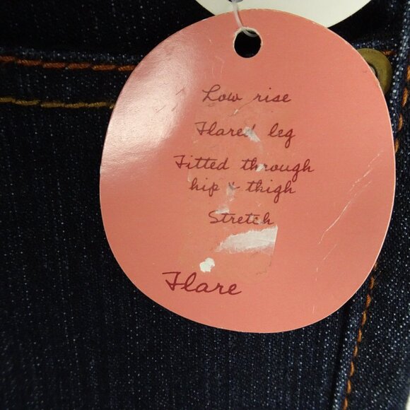 So Juniors Low Rise Flare Jean Size 7 Long - Picture 6 of 8